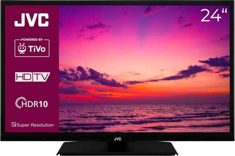 JVC TiVo TV 24 Zoll Smart-TV Powered by TiVo (HD-Ready, HDR, Triple-Tuner, 6 Monate HD+ inklusive) LT-24VH5455