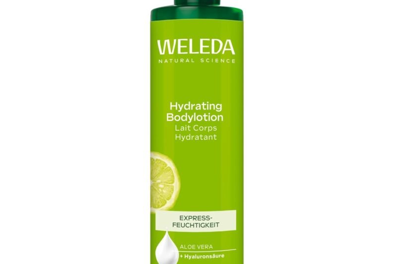 WELEDA Organic Hydrating Body Lotion – Natural Cosmetics Citrus Body Care Lotion with Aloe Vera Gel & Coconut Oil Moisturises the Skin. Natural Body Lotion for Care of All Skin Types (Vegan, 250 ml)